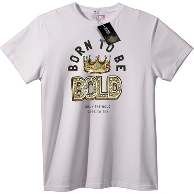 NOONEBRAND Тениска Смела Корона - 2XL, Black