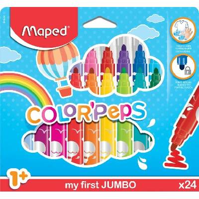 Maped Color Peps Jumbo 24 farieb