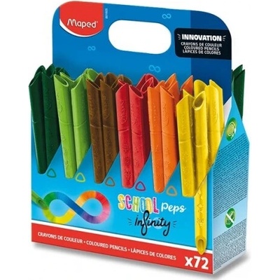 Maped Color'Peps Infinity školní pastelky sada 72 ks