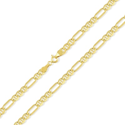 Lillian Vassago Celozlatý řetízek typu figaro LLV31-GCH116 Žlutá