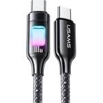 USAMS Кабел USAMS TC Series за USB-C, 1.2 м, тъмно покритие (Usa001566)