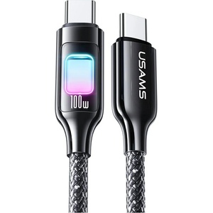 USAMS Кабел USAMS TC Series за USB-C, 1.2 м, тъмно покритие (Usa001566)