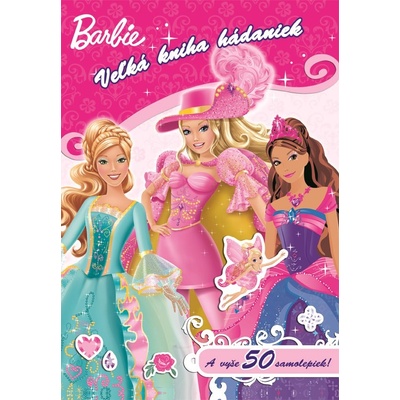 Barbie Veľká kniha hádaniek so samolepkami -