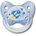 Dentistar Силиконова залъгалка с халка Dentistar - Ракета, размер 2 (22291)