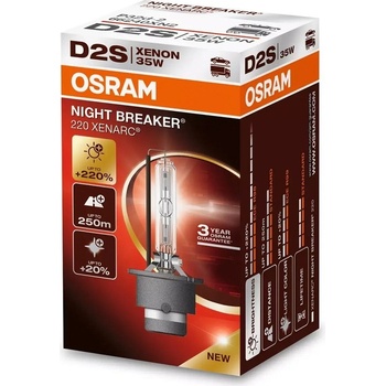 Osram Xenonová výbojka D2S Night Breaker 220 XENARC 4500K | 66240XN2