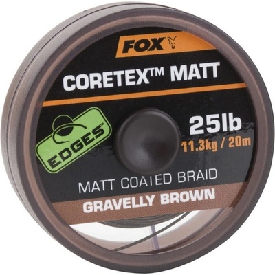 Fox šňůra Coretex Matt Gravelly Brown 20m 25lb