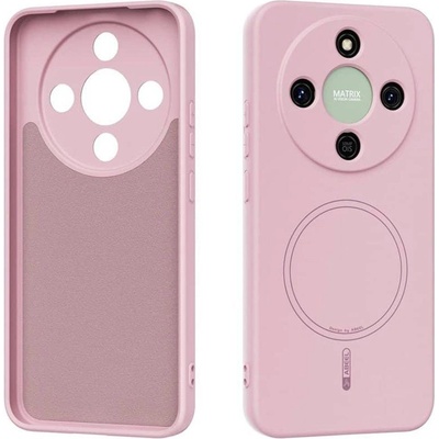 GKK MagSafe Силиконов Калъф за Honor Magic 8 Lite, Liquid Silicone Case, Розов (5966012069987)