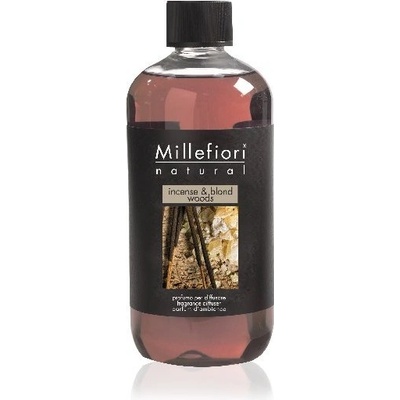 Millefiori Milano Natural náplň do difuzéru Kadidlo a dřevo 500 ml