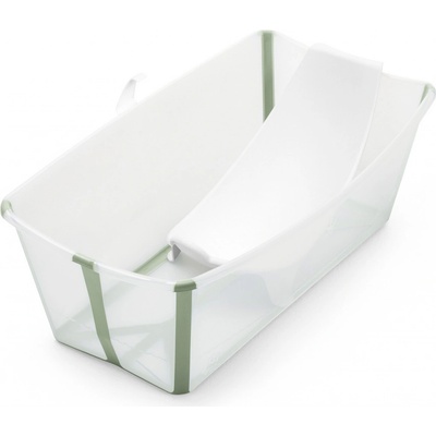 Stokke Flexi bath® a lehátko do vaničky Transparent Green