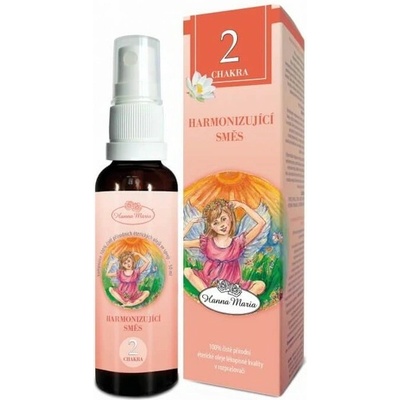 Hanna Maria Esenciálny olej v spreji 2. čakra - SEBAÚCTA harmonizujúci zmes 50 ml
