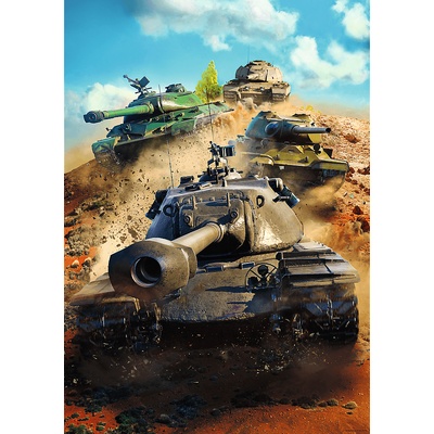 Trefl - Puzzle World of Tanks: Tanks in battle - 1 000 piese