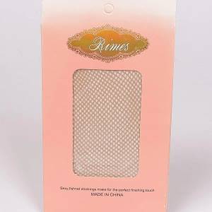  Чорапогащник в телесен цвят с дребна мрежа