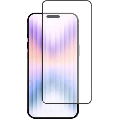 4smarts Second Glass X-Pro Full Cover Glass - калено стъклено защитно покритие за дисплея на iPhone 14 Pro (черен-прозрачен)