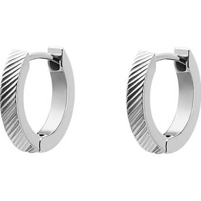 Fossil Elegantné oceľové kruhy Harlow JF04772040