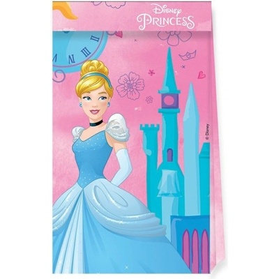 Procos Tašky papírové Princess Disney Live Your Story 4 ks