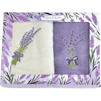 Praktik Darčeková sada uterákov Levanduľa 50x100 cm 2 ks
