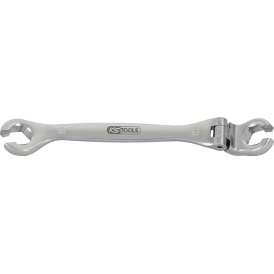 KS Tools CHROMEplus otvorený dvojitý očkový kľúč s kĺbom 10mm 518.0380