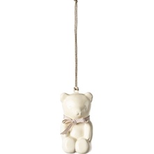 Maileg Vianočná ozdoba medvedík Off white Rose