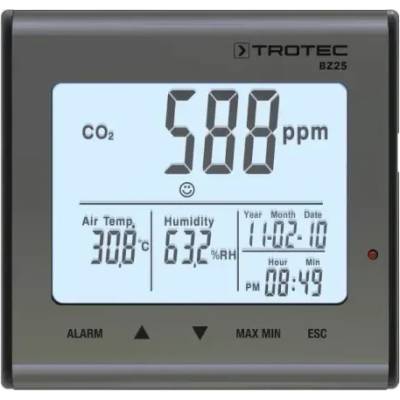 Trotec CO2 монитор Trotec BZ25/ 0-9999 ppm/ NDIR сензор (3510205014)