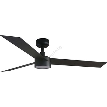 Faro Barcelona FARO 34291WT1S- LED димируем вентилатор CRUISER L 18W/230V CCT Ø 132 cm черен WT + ДУ (FA34291WT1S)