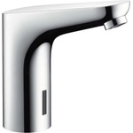 Hansgrohe Focus E2 - Електронна смесителна батерия за умивалник без регулиране на температурата, с връзка към електрическата мрежа 230 V, модел V, хром 31174000 (31174000)