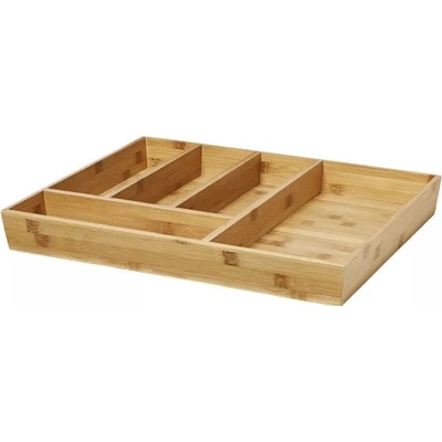 Goodhome Organizér do šuplíku, do kuchyně, příborník - NITAKI bambusový 51 x 43 cm – Zboží Dáma