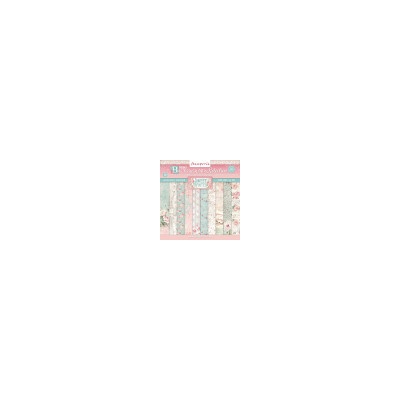 Sada papírů 30,5x30,5 190g Sweet Winter, vzory na pozadí (SBBL124) Stamperia SCR513313