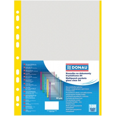 Donau A4 40 mikronů matné se žlutým proužkem 100 ks – Hledejceny.cz