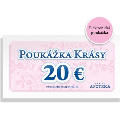 Havlíkova apotéka Havlíkova elektronická poukázka 20 €