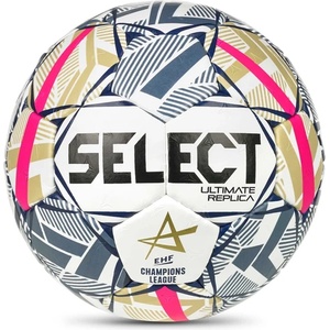 Select Хандбална топка SELECT Ultimate EHF Champions League Replica V26 White/Blue - размер 0