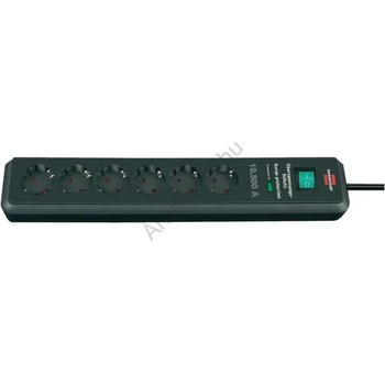 brennenstuhl Secure-Tec 19500A 6 Plug 2 m Switch (1159540366)