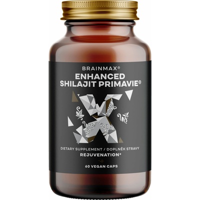 BrainMax Enhanced Shilajit PrimaVie 60 rostlinných kapslí