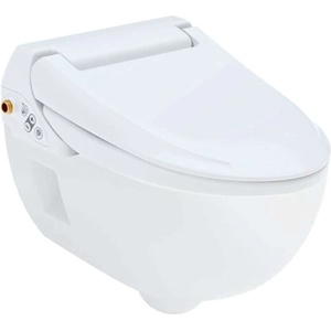 Geberit AquaClean - Електронна биде-тоалетна AquaClean 4000, Rimless, SoftClosing, алпийско бяло 146.135. 11.1 (146.135.11.1)