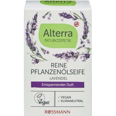 Alterra Naturkosmetik mýdlo z rostlinných olejů levandule 100 g