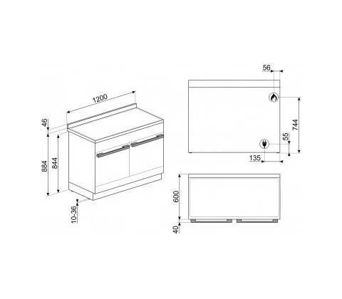 Smeg CPF120IGMPT