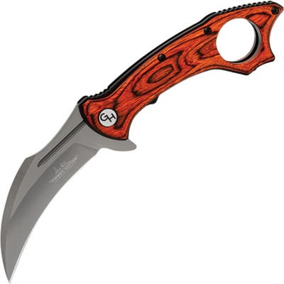 United Cutlery HIBBEN WARBIRD FOLDING KARAMBIT WOOD