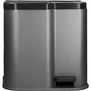 Curver ST2211421 DUO BIN 21 l stříbrný / černý