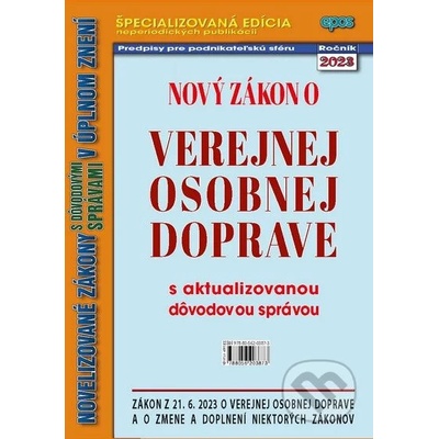 Nový Zákon o verejnej osobnej doprave - Epos