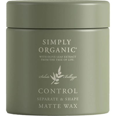 Simply Organic Wax Control Matte modelační vosk s matným efektem 100 ml