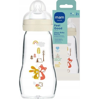Mam Baby Feel Good skleněná láhev 260 ml