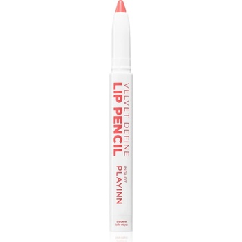 Inglot PlayInn Velvet Define Lip Pencil интензивен молив за устни цвят BLUSHING CORAL 61 1.6 гр