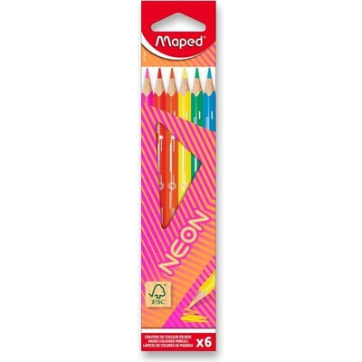 Maped Pastelky Neon 6ks 164566