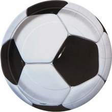 Unique Talířek papírový EKO 3D fotbal 23cm