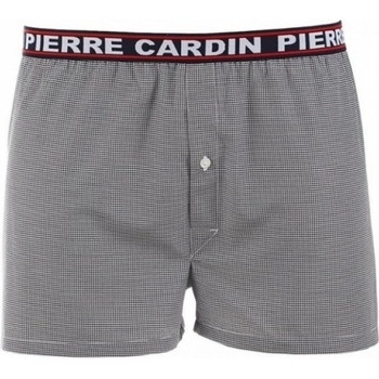 Pierre Cardin K1 károvaný černý pánské šortký