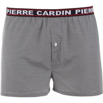 Pierre Cardin K1 károvaný černý pánské šortký