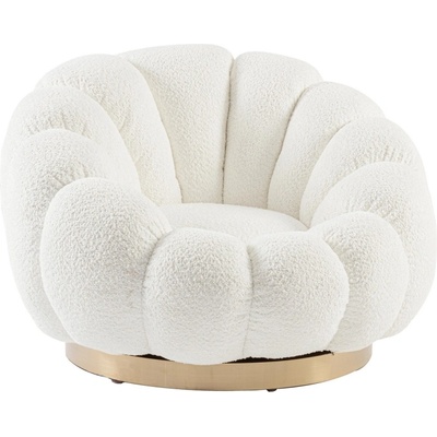 Bizzotto Въртящ се фотьойл florel бял (0743875)