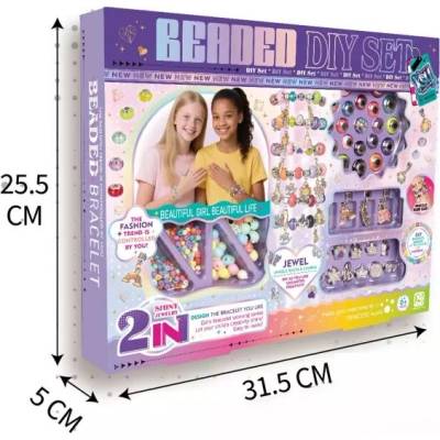 Man Yuk Toys Направи си сам! Комплект 2 в 1 за изработка на гривни (ksy1011)