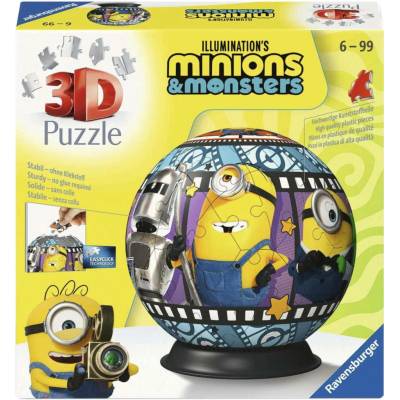 RAVENSBURGER 3D Puzzleball Mimoni 3, 72 ks