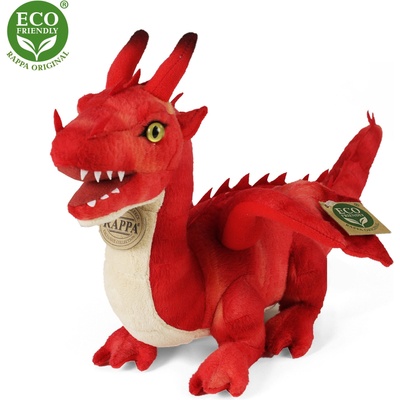Rappa - Плюшен Червен дракон, 40 см. , серия Еко приятели