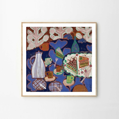 Moikka Plagát Cake by Rini Spiel 70x70
